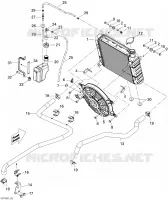 Système Refroidissement pour Can-Am OUTLANDER 400 de 2010