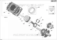 Vilebrequin Et Pistons pour Can-Am OUTLANDER 400 de 2010
