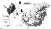 Boîte De Vitesses Ass Et Actuateur 4X4 pour Can-Am OUTLANDER 800R de 2010