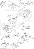 Carrosserie Et Accessoires 3 pour Can-Am OUTLANDER 800R de 2010