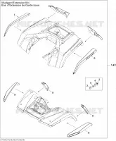 Carrosserie Et Accessoires 5, XT P pour Can-Am OUTLANDER 800R de 2010