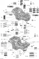 Décalques pour Can-Am OUTLANDER 800R de 2010