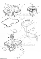 Silencieux Admission pour Can-Am OUTLANDER 800R de 2010