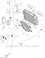 Système Refroidissement pour Can-Am OUTLANDER 800R de 2010