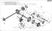 Changement De Rapports pour Can-Am OUTLANDER MAX 400 de 2009