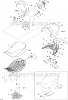 Siège pour Can-Am OUTLANDER MAX 400 de 2009