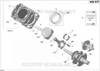 Vilebrequin Et Pistons pour Can-Am OUTLANDER MAX 400 de 2009