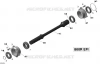 Arbre Entraînement pour Can-Am OUTLANDER MAX LIMITED 800R de 2009