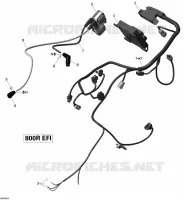 Câblage Moteur Outlander pour Can-Am OUTLANDER MAX LIMITED 800R de 2009