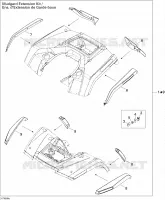 Carrosserie Et Accessoires 5 pour Can-Am OUTLANDER MAX LIMITED 800R de 2009