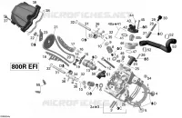 Culasse, Avant pour Can-Am OUTLANDER MAX LIMITED 800R de 2009