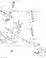 Suspension Arrière pour Can-Am OUTLANDER MAX LIMITED 800R de 2009