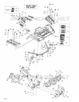 Carrosserie Et Accessoires (vue Avant) pour Can-Am OUTLANDER 4X4 400 de 2004