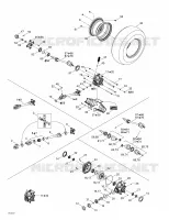 Système Entraînement Arrière pour Can-Am OUTLANDER 4X4 400 de 2004