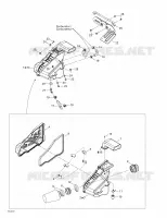 Silencieux Admission pour Can-Am OUTLANDER 4X4 XT 400 de 2004