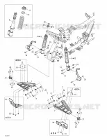 Suspension Avant pour Can-Am OUTLANDER 4X4 XT 400 de 2004