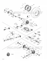 Système Entraînement Arrière pour Can-Am OUTLANDER 4X4 XT 400 de 2004