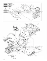 Châssis Et Porte bagage pour Can-Am TRAXTER XL de 2004