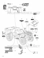 Décalques pour Can-Am TRAXTER XL de 2004