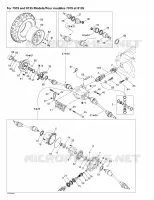Système Entraînement Avant (pour Modèles 7919 Et 8135) pour Can-Am TRAXTER XL de 2004