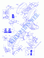 Carrosserie pour Can-Am DS 650 BAJA de 2002