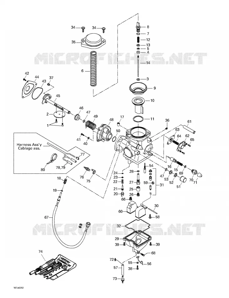 Carburateurs Can-Am ATV TRAXTER XL 7458 2002 TRAXTER XL 7458  TRAXTER XL 7458