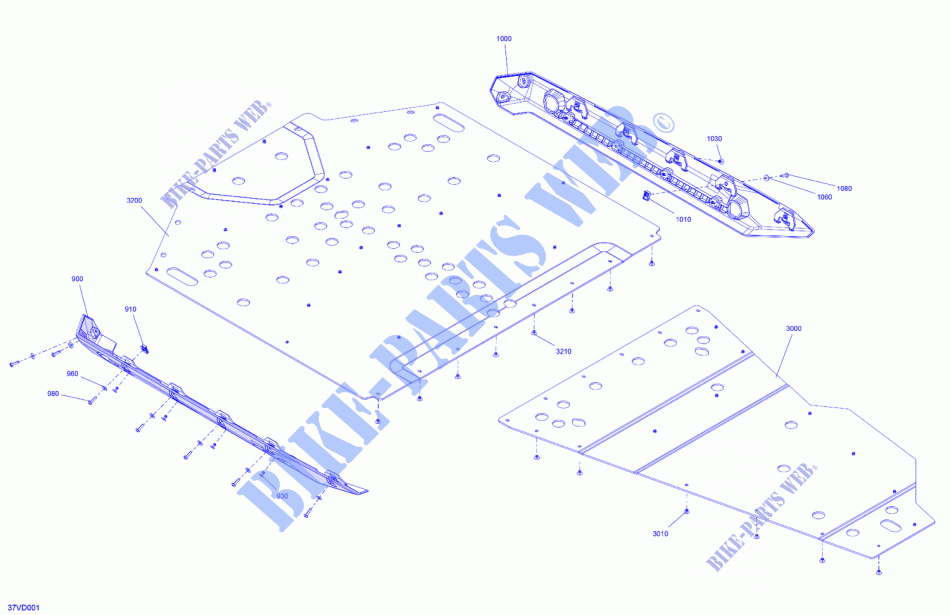 07  Body   Skid Plate pour Can-Am Maverick R X RS de 2024