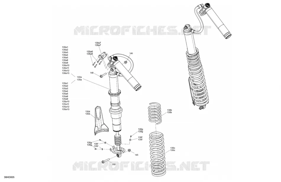0 SHOCKS Can-Am SSV Maverick X RS Turbo RR 7TRN 2024 Maverick X RS Turbo RR  Maverick X RS Turbo RR