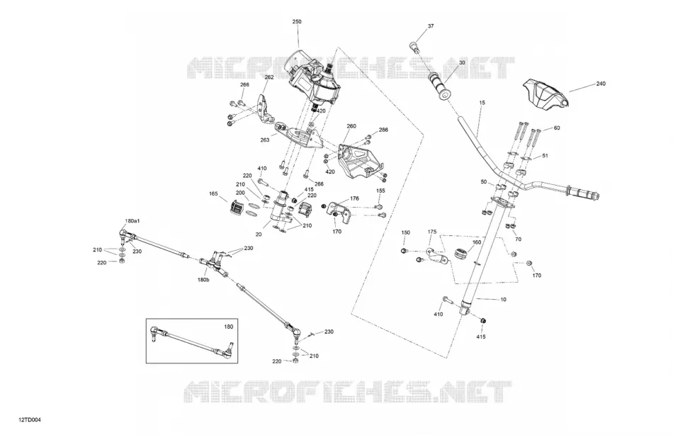 03- Mechanic - Steering Can-Am ATV Outlander DPS 1000R EFI 4X4 3XRA 2024 Outlander DPS 1000R EFI 4X4  Outlander DPS 1000R EFI 4X4