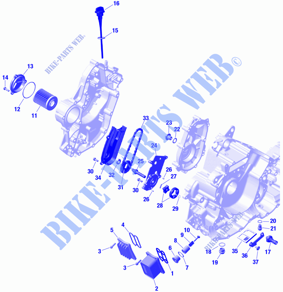 01  ROTAX   Engine Lubrication pour Can-Am Outlander DPS 700 4X4 de 2024
