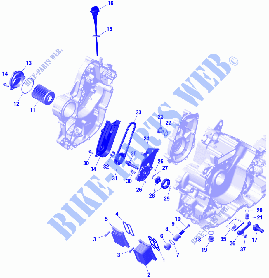 01  ROTAX   Engine Lubrication pour Can-Am Outlander Max DPS 700 4X4 de 2024
