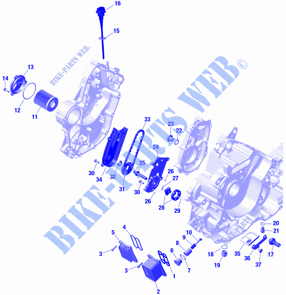 01  ROTAX   Engine Lubrication pour Can-Am Outlander PRO XU HD5 4X4 de 2024