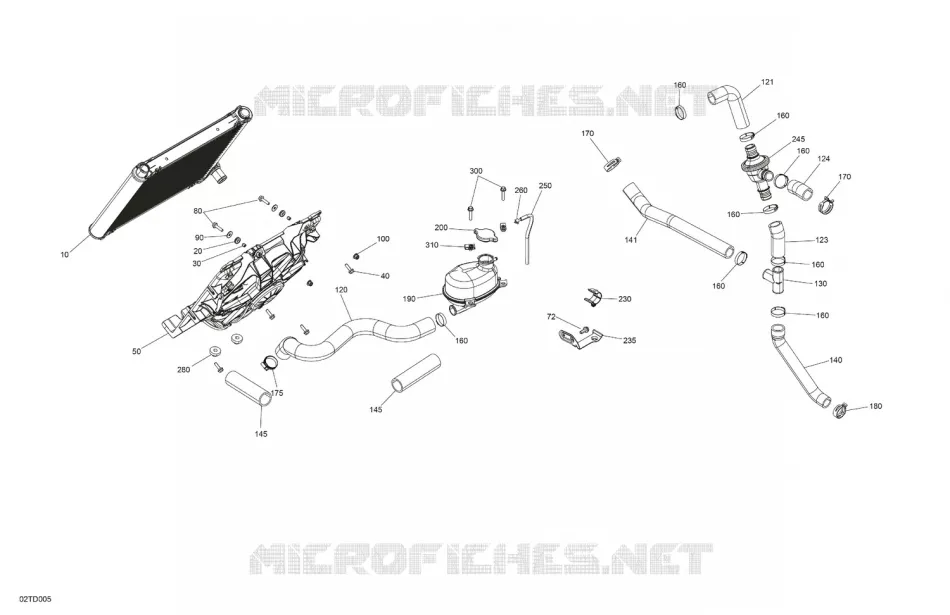 02- Engine - Cooling Can-Am ATV Renegade X MR 1000R EFI 4FRD 2024 Renegade X MR 1000R EFI  Renegade X MR 1000R EFI