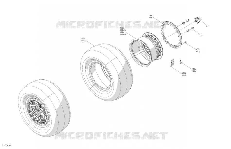 04- Drive - Rear Wheels Can-Am ATV Renegade X XC 1000R EFI 5VRD 2024 Renegade X XC 1000R EFI  Renegade X XC 1000R EFI