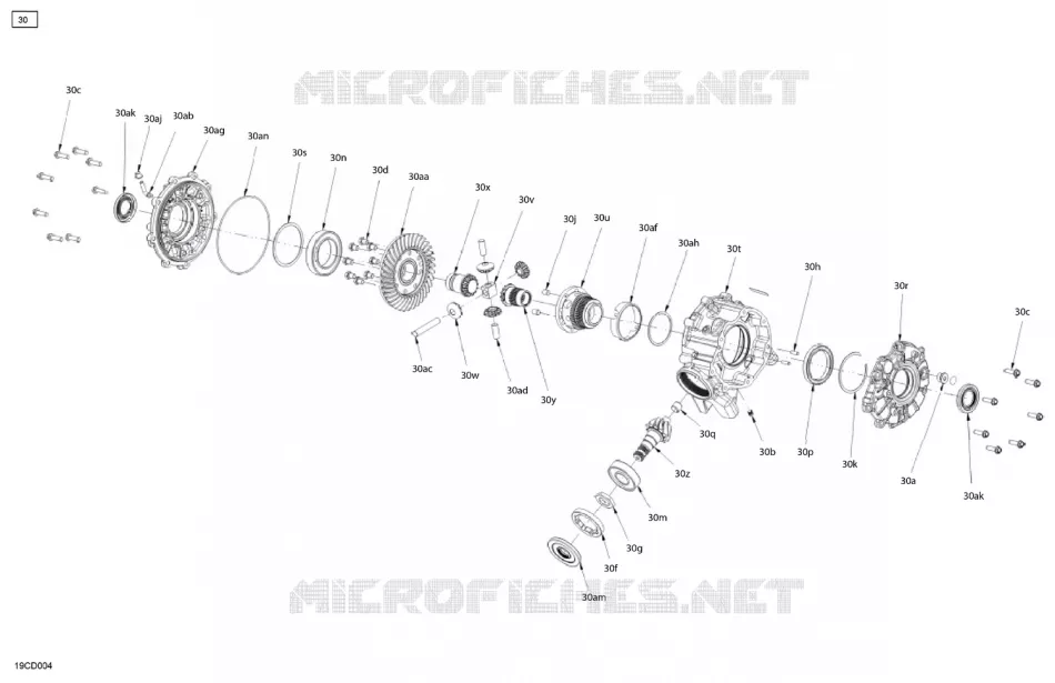04- Drive - Front - Differential Parts Can-Am SSV Traxter XU HD9 6NRN 2024 Traxter XU HD9  Traxter XU HD9