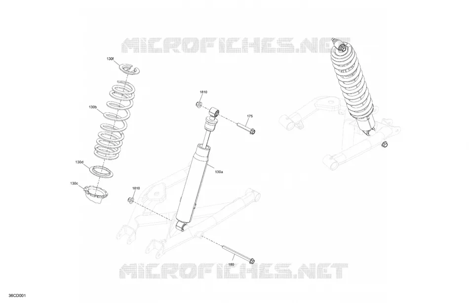 0 SHOCKS Can-Am SSV Traxter PRO XU HD10 8VRN 2024 Traxter PRO XU HD10  Traxter PRO XU HD10