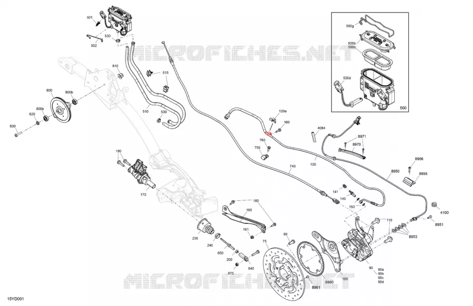 03- Mechanic - Rear Brake Can-Am On-Road SPYDER RT LIMITED Dark Edition G1RJ 2024 SPYDER RT LIMITED  SPYDER RT LIMITED
