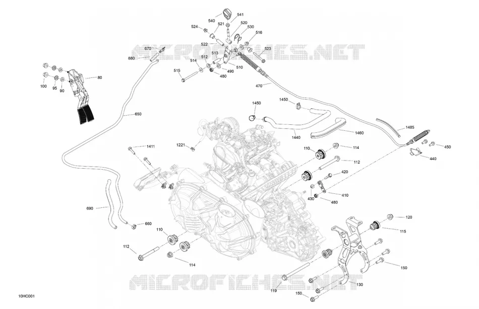 02- Engine - System Can-Am SSV Maverick XRS Turbo RR Smart Shox 7TPP, 7TPU 2023 Maverick XRS Turbo RR Smart Shox  Maverick XRS Turbo RR Smart Shox