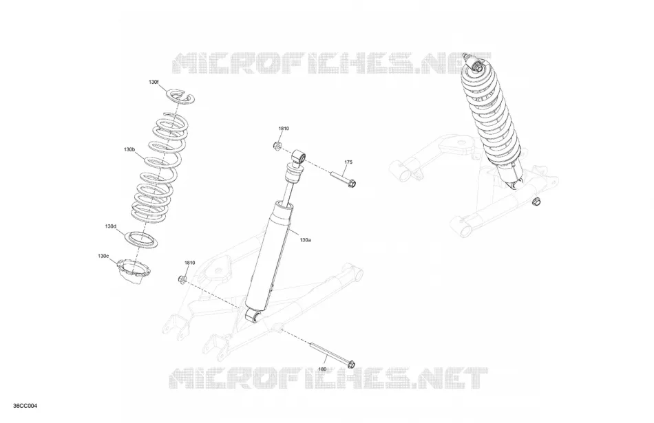 0 SHOCKS Can-Am SSV Traxter PRO XU HD10 8VPN, 8VPM 2023 Traxter PRO XU HD10  Traxter PRO XU HD10