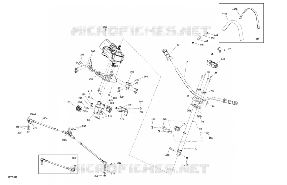 03- Mechanic - Steering Can-Am ATV Renegade XMR 1000R EFI 4FPD 2023 Renegade XMR 1000R  Renegade XMR 1000R
