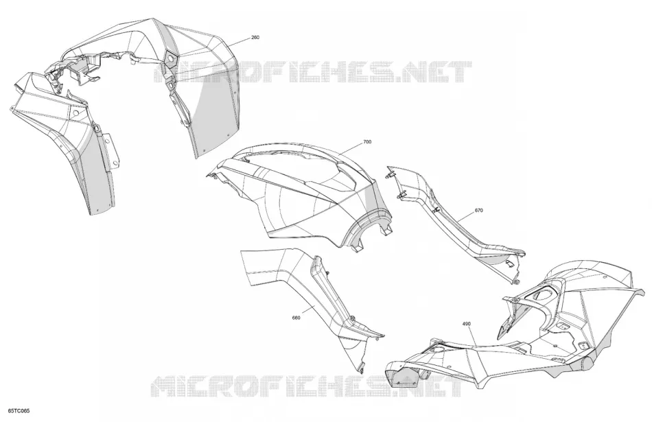 07- Body - Fender Kit Can-Am ATV Renegade XMR 1000R EFI 4FPD 2023 Renegade XMR 1000R  Renegade XMR 1000R