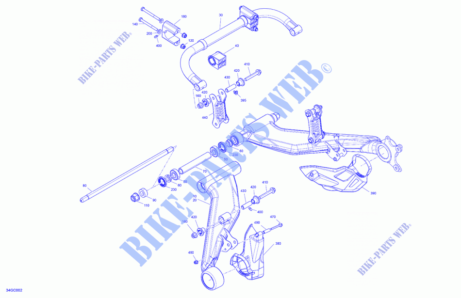 05  Suspension   Rear Components pour Can-Am Outlander DPS 570 EFI de 2023