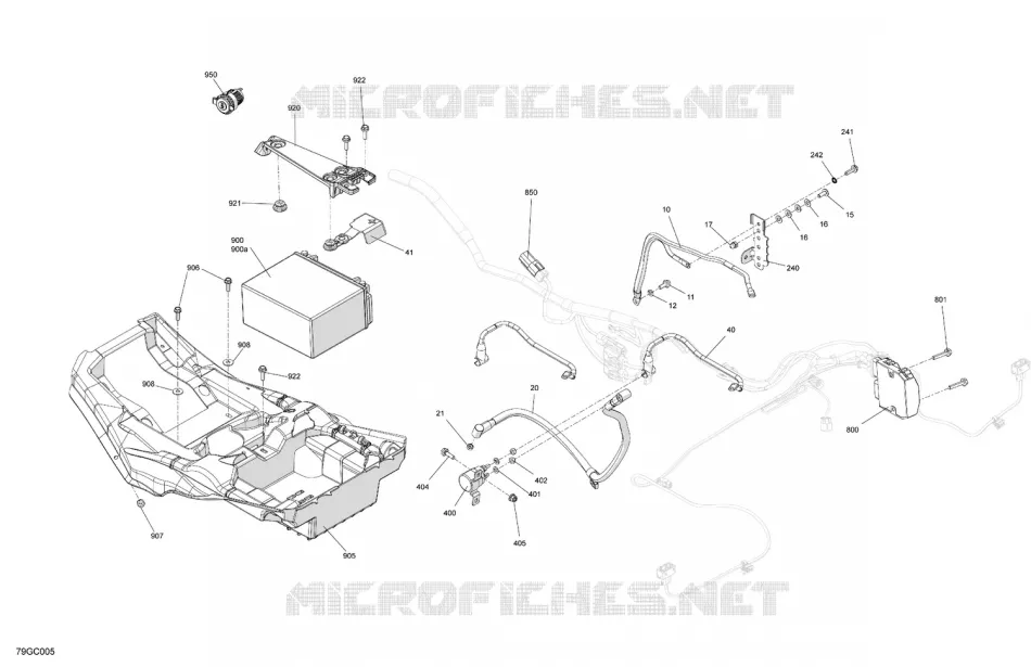 08- 0 - REAR SECTION Can-Am ATV Outlander XU 570 EFI 4JPA 2023 Outlander XU 570 EFI  Outlander XU 570 EFI
