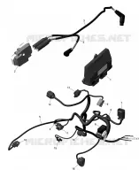 01  ROTAX   Engine Harness And Electronic Module pour Can-Am Outlander XT 650 EFI de 2023