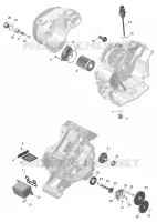 01  ROTAX   Engine Lubrication pour Can-Am Outlander XT 650 EFI de 2023