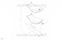 07  Body   Seat pour Can-Am Outlander XT 650 EFI de 2023