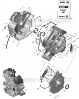 ROTAX   CRANKCASE pour Can-Am Outlander XT 650 EFI de 2023