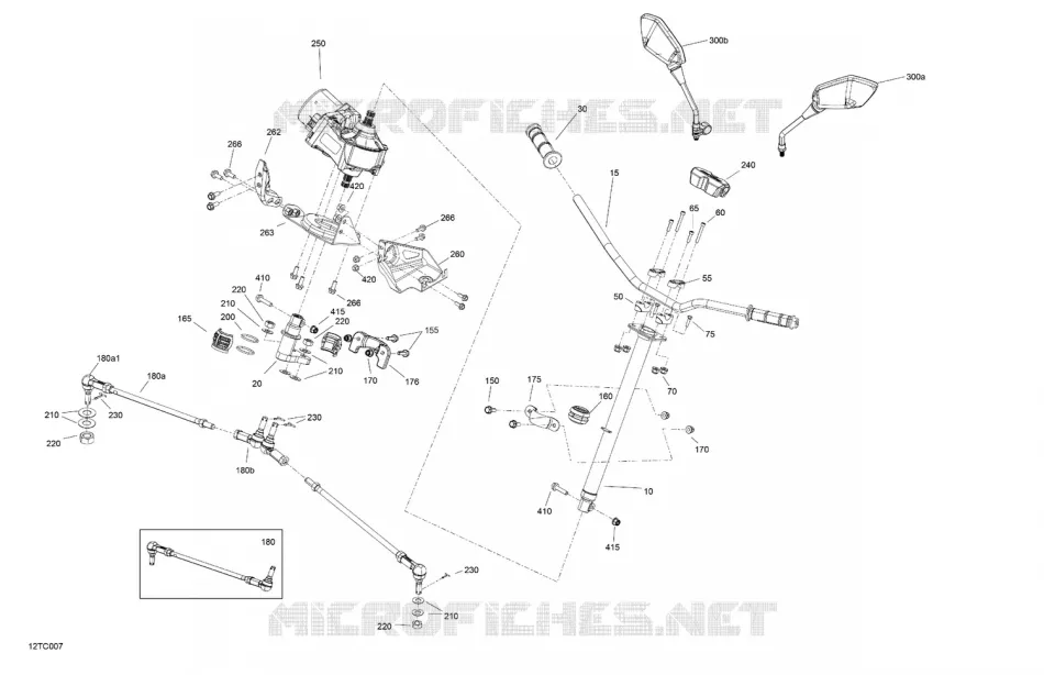 03- Mechanic - Steering Can-Am ATV Outlander MAX XT-P 1000 EFI 5LPA 2023 Outlander MAX XT-P 1000 EFI  Outlander MAX XT-P 1000 EFI