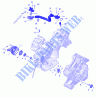01  ROTAX   Engine Cooling pour Can-Am Renegade XXC 650 de 2023
