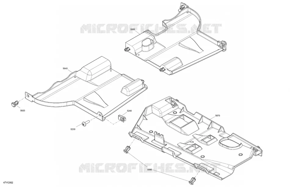 07- Body - Skid Plate Can-Am On-Road SPYDER RT SEA-TO-SKY G2PB 2023 SPYDER RT  SPYDER RT